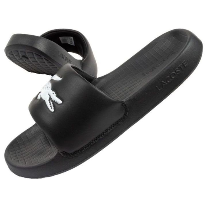 Vyriškos šlepetės Lacoste Serve Slide, juodos