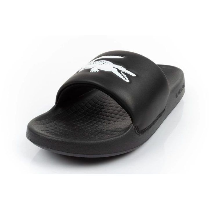 Vyriškos šlepetės Lacoste Serve Slide, juodos
