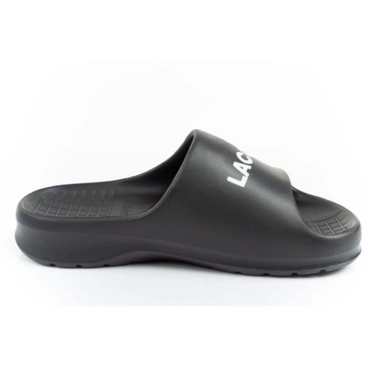 Moteriškos šlepetės Lacoste Serve Slide, juodos