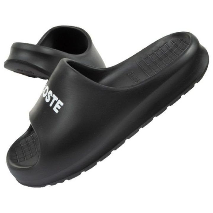 Moteriškos šlepetės Lacoste Serve Slide, juodos