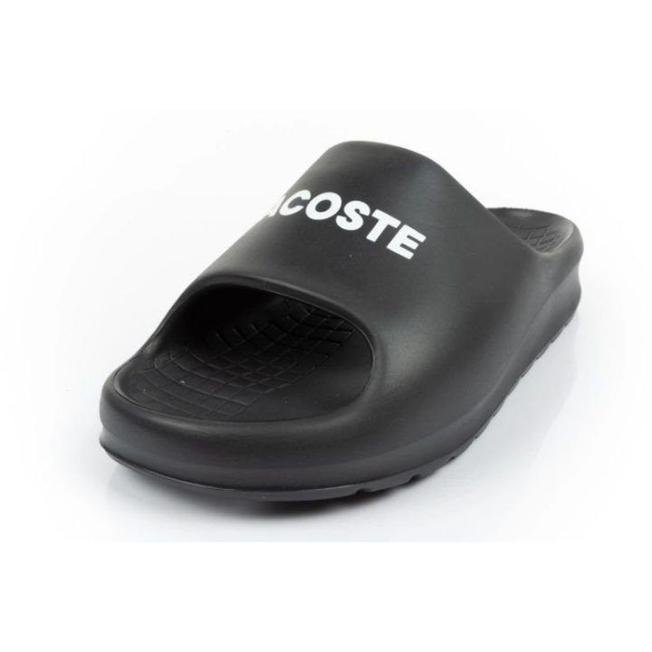 Moteriškos šlepetės Lacoste Serve Slide, juodos
