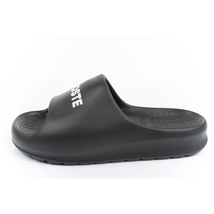 Moteriškos šlepetės Lacoste Serve Slide, juodos