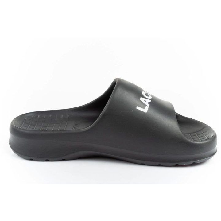 Moteriškos šlepetės Lacoste Serve Slide, juodos