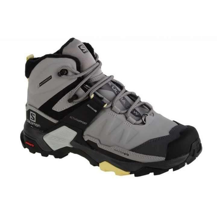 Moteriški žygio batai Salomon X Ultra 4 Mid Winter TS, pilki