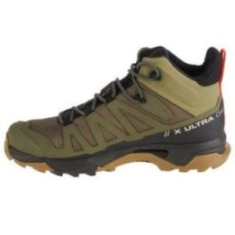 Vyriški aukšti žygio batai Salomon X Ultra 4 Mid GTX, žali
