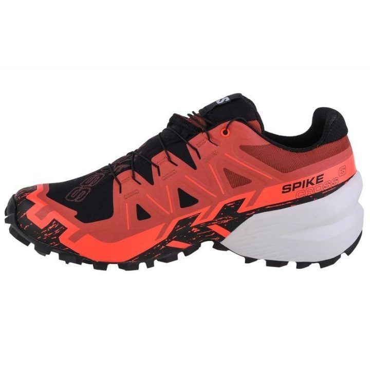 Vyriški bėgimo bekele bateliai Salomon Spikecross 6 GTX, raudoni