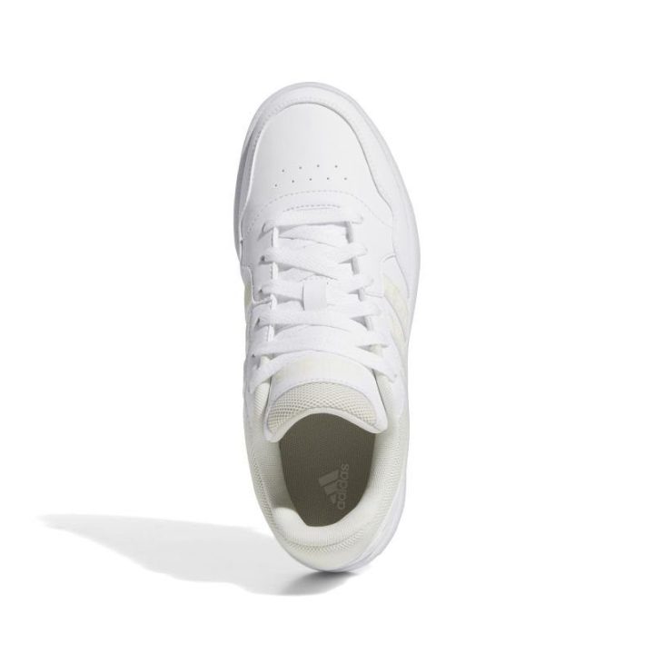 Moteriški žemo profilio sportbačiai adidas Hoops 3.0, balti