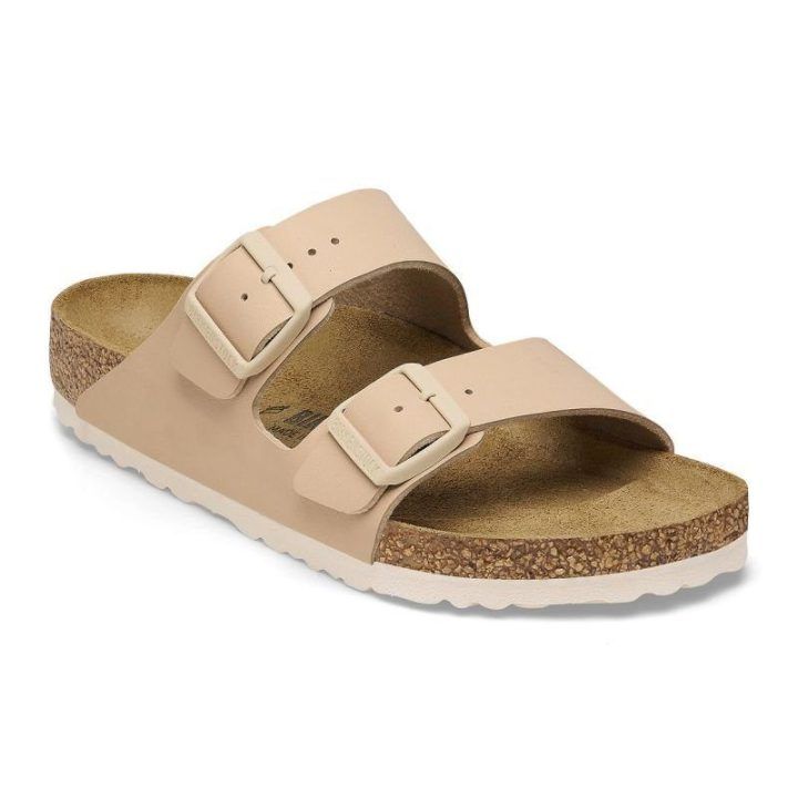 Moteriškos šlepetės su sagtimis Birkenstock Arizona, smėlio