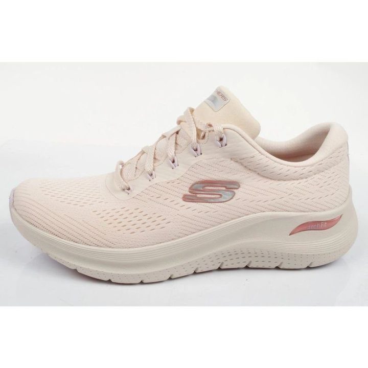 Moteriški suvarstomi sportbačiai Skechers Arch Fit, smėlio