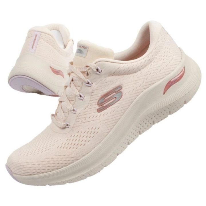 Moteriški suvarstomi sportbačiai Skechers Arch Fit, smėlio