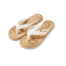 Moteriškos šlepetės per pirštą O'Neill Ditsy Sandals, baltos