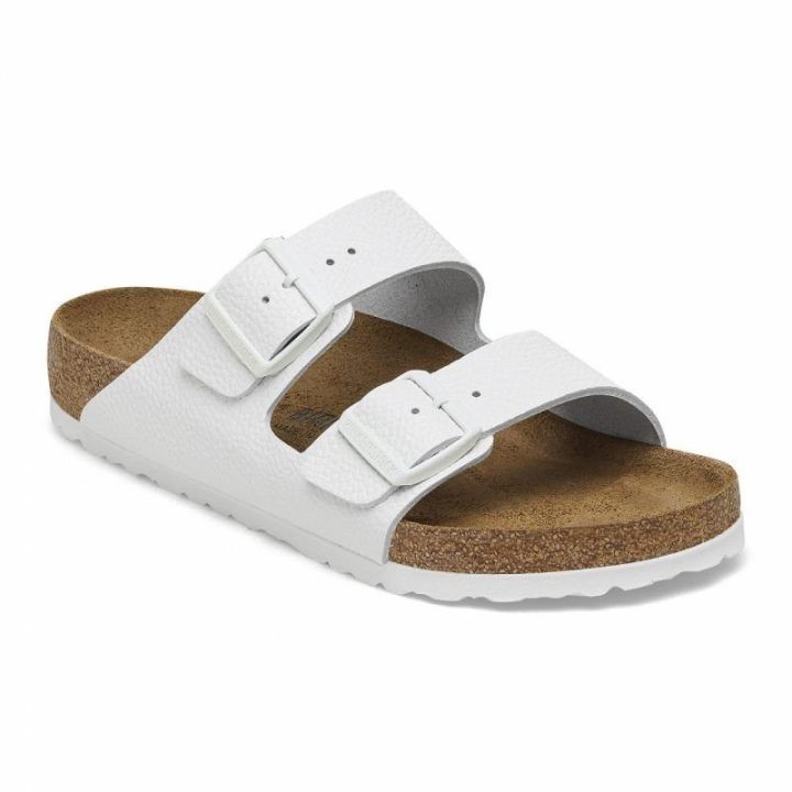 Moteriškos šlepetės Birkenstock Arizona BF, baltos