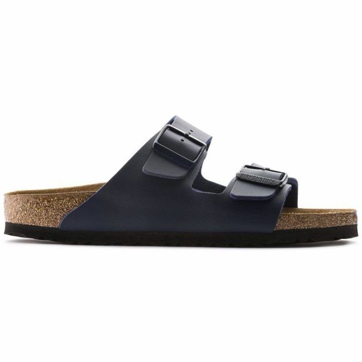 Vyriškos šlepetės su dviem dirželiais Birkenstock Arizona, tamsiai mėlynos