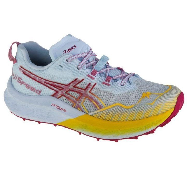 Moteriški bėgimo bekele bateliai Asics Fujispeed 2, mėlyni
