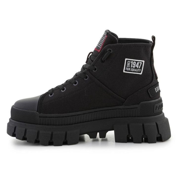 Moteriški sportbačiai Palladium Revolt Hi Patch, juodi
