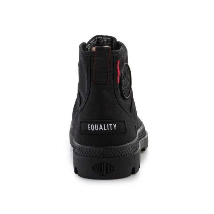 Vyriški sportbačiai aukštu auliuku Palladium Pampa Hi Patch, juodi