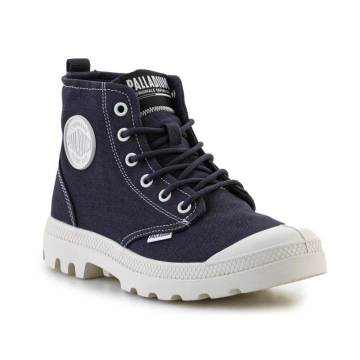 Batai su storu guminiu padu Palladium Pampa Blanc, tamsiai mėlyni