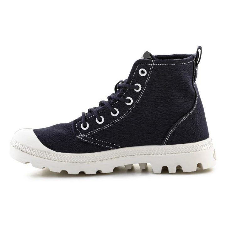 Batai su storu guminiu padu Palladium Pampa Blanc, tamsiai mėlyni