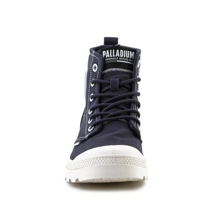 Batai su storu guminiu padu Palladium Pampa Blanc, tamsiai mėlyni