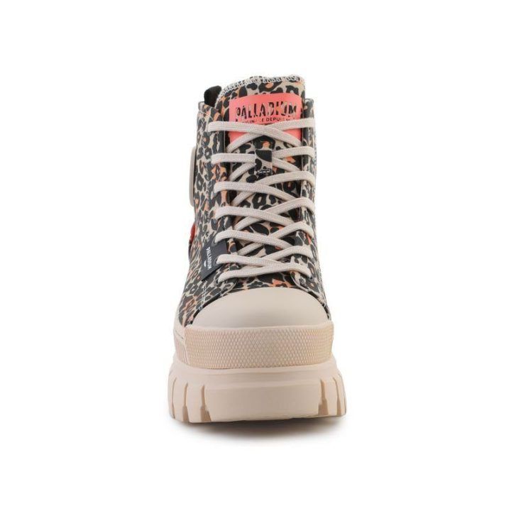Moteriški aulinukai Palladium Revolt Hi Wild, smėlio ir įvairiaspalviai