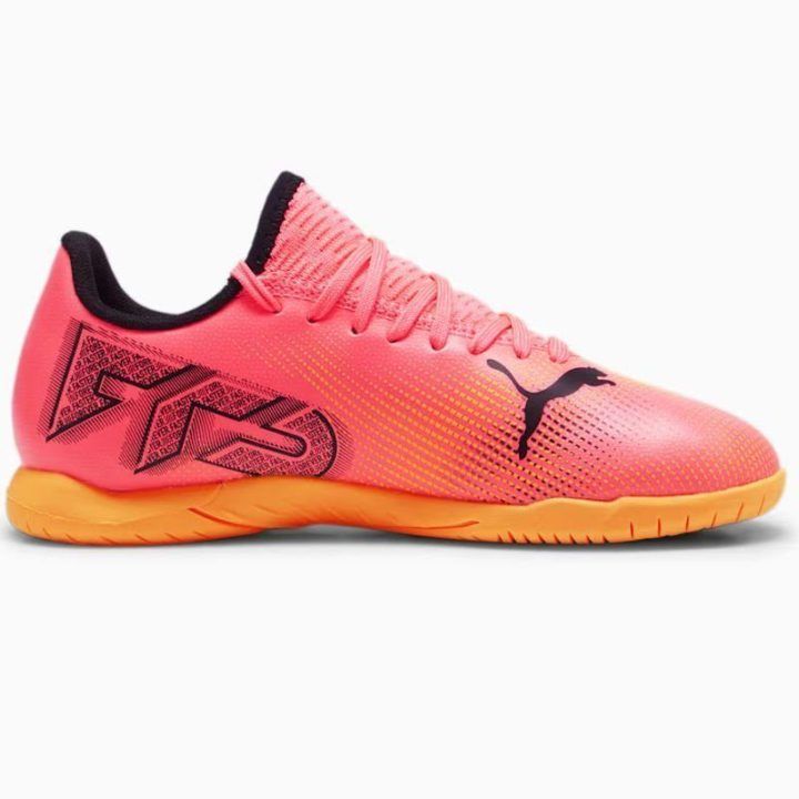 Vaikiški salės futbolo bateliai Puma Future 7 Play IT, rožiniai