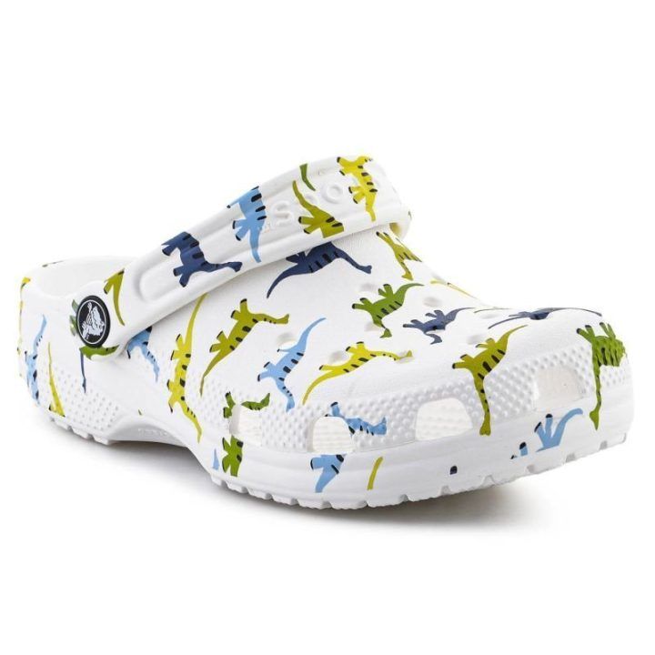 Vaikiškos klumpės su kulno dirželiu Crocs Classic Character Print
