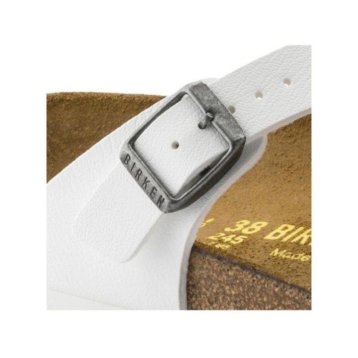 Moteriškos šlepetės per pirštą su metalizuota apdaila Birkenstock Gizeh