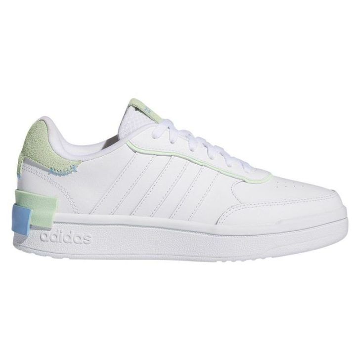 Moteriški žemo profilio sportbačiai adidas Postmove SE, balti
