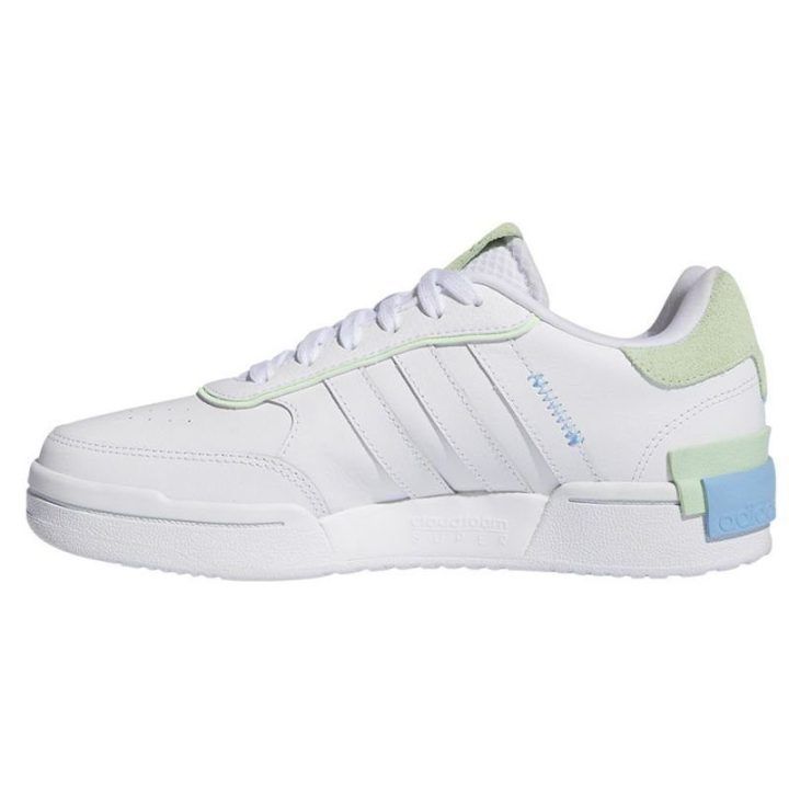 Moteriški žemo profilio sportbačiai adidas Postmove SE, balti
