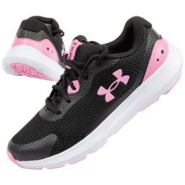 Moteriški sportbačiai su tinkliniu viršumi Under Armour, juodi