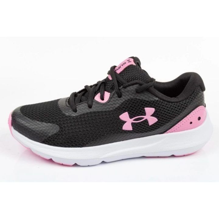 Moteriški sportbačiai su tinkliniu viršumi Under Armour, juodi