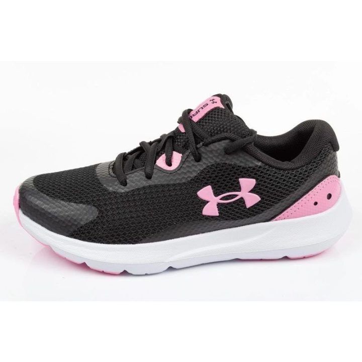 Moteriški sportbačiai su tinkliniu viršumi Under Armour, juodi