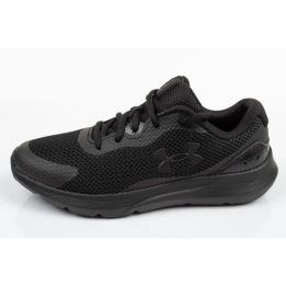 Moteriški sportbačiai su lengvu tinklelio viršumi Under Armour, juodi