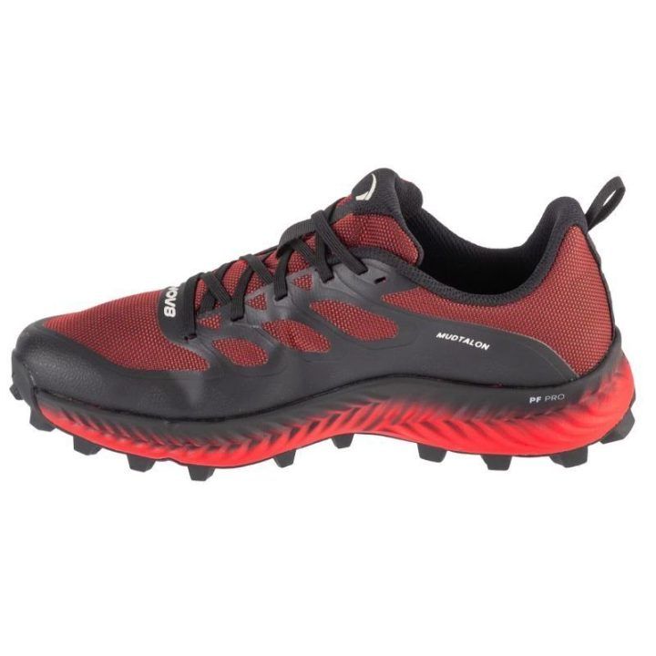 Vyriški bėgimo bateliai Inov-8 MudTalon, juodi ir raudoni