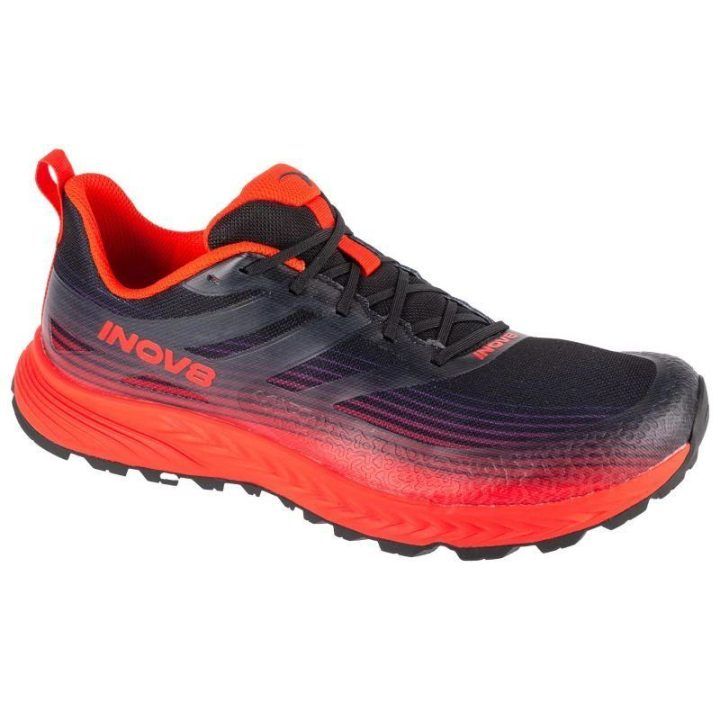 Vyriški bėgimo bekele bateliai Inov-8 Trailfly Speed, raudoni