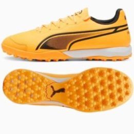 Vyriški futbolo bateliai Puma King Pro TT, oranžiniai