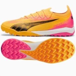 Vyriški futbolo bateliai Puma Ultra Ultimate Cage TT, oranžiniai