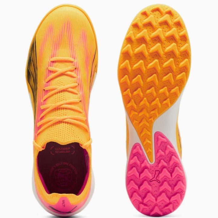 Vyriški futbolo bateliai Puma Ultra Ultimate Cage TT, oranžiniai