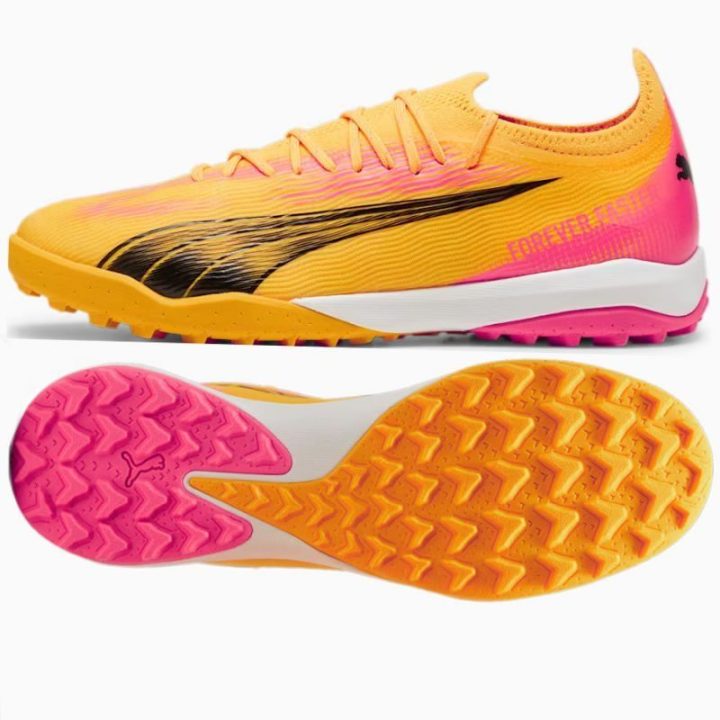 Vyriški futbolo bateliai Puma Ultra Ultimate Cage TT, oranžiniai