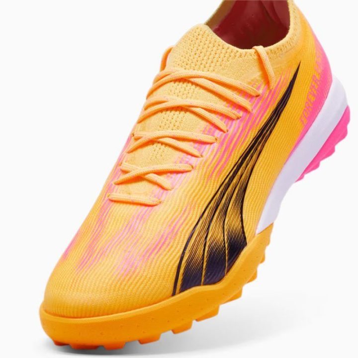 Vyriški futbolo bateliai Puma Ultra Ultimate Cage TT, oranžiniai