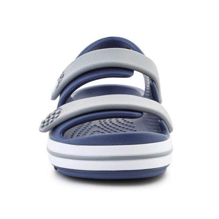 Vaikiškos basutės su lipukais Crocs Crocband Cruiser, tamsiai mėlynos