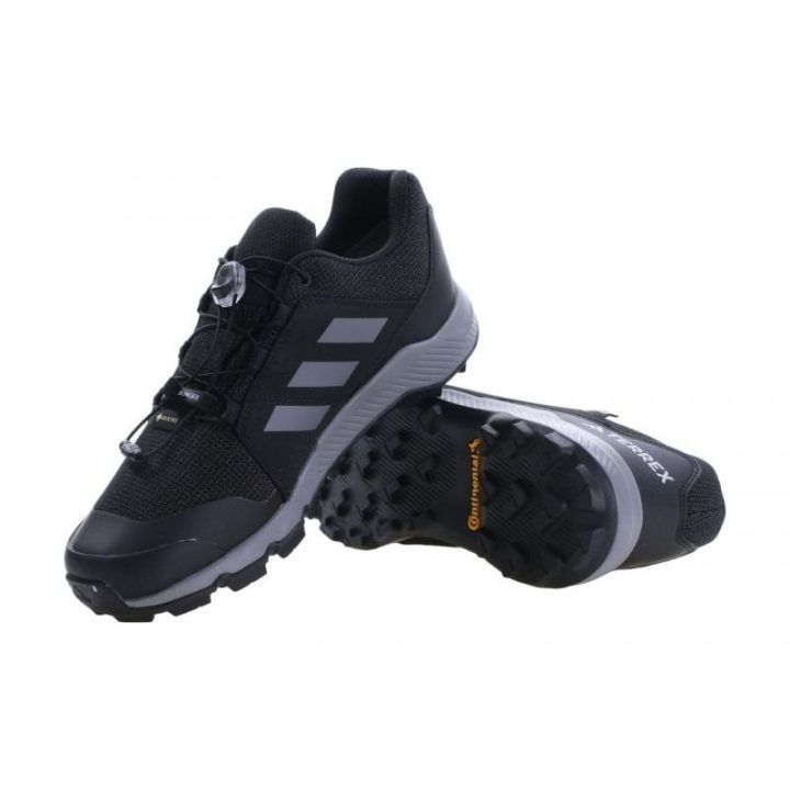 Vaikiški žemo profilio žygio batai adidas Terrex GTX, juodi