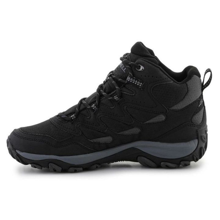 Vyriški žygio batai Merrell West Rim Sport Mid GTX, juodi