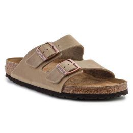 Vyriškos odinės šlepetės Birkenstock Arizona BS, tabako rudos