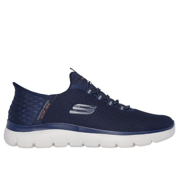Vyriški įspiriami sportbačiai Skechers High Range, tamsiai mėlyni