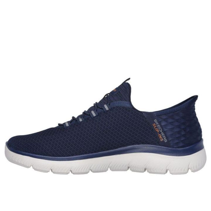 Vyriški įspiriami sportbačiai Skechers High Range, tamsiai mėlyni