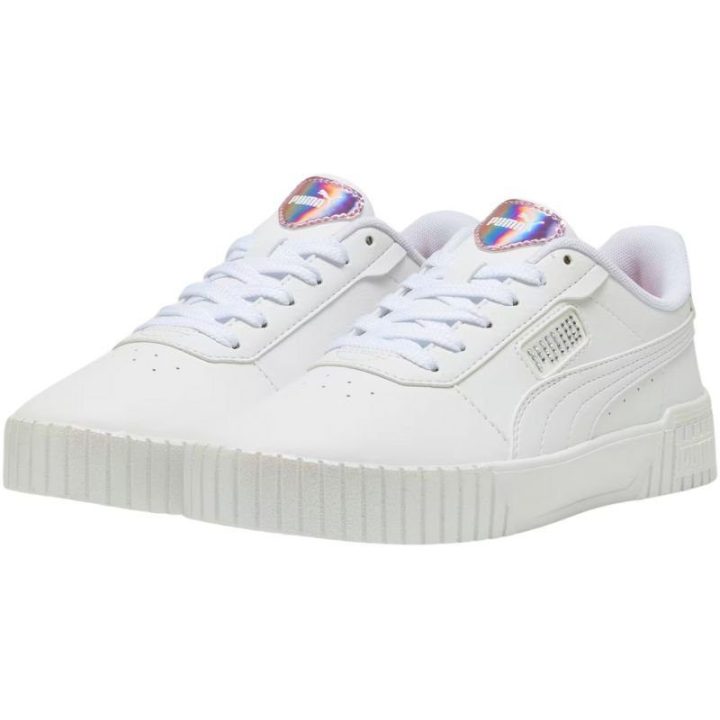 Moteriški sportbačiai su platforma Puma Carina 2.0 GirlPower, balti
