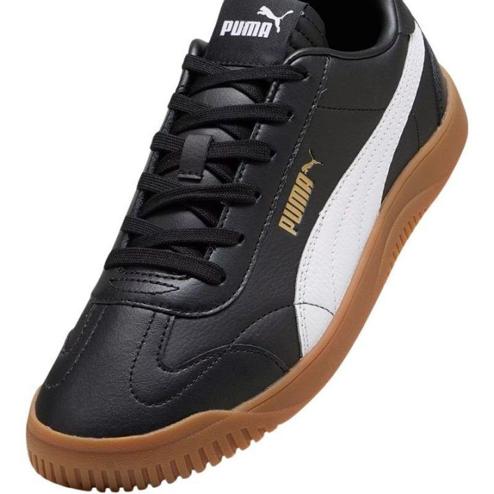 Vyriški žemo profilio sportbačiai Puma Club 5v5, juodi ir balti