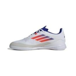 Vyriški futbolo salės bateliai adidas F50 League, balti ir mėlyni