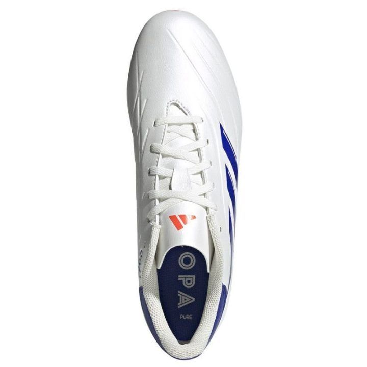 Vyriški futbolo bateliai adidas Copa Pure.2 Club, balti ir mėlyni